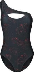 Asymmetric Swimsuit, Black Premium by EMP, Kostium kąpielowy