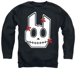 Kids’ jumper with skull rock hand, EMP Stage Collection, Bluza