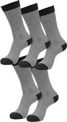 Fine Stripe Socks 3-pack, Urban Classics, Skarpetki