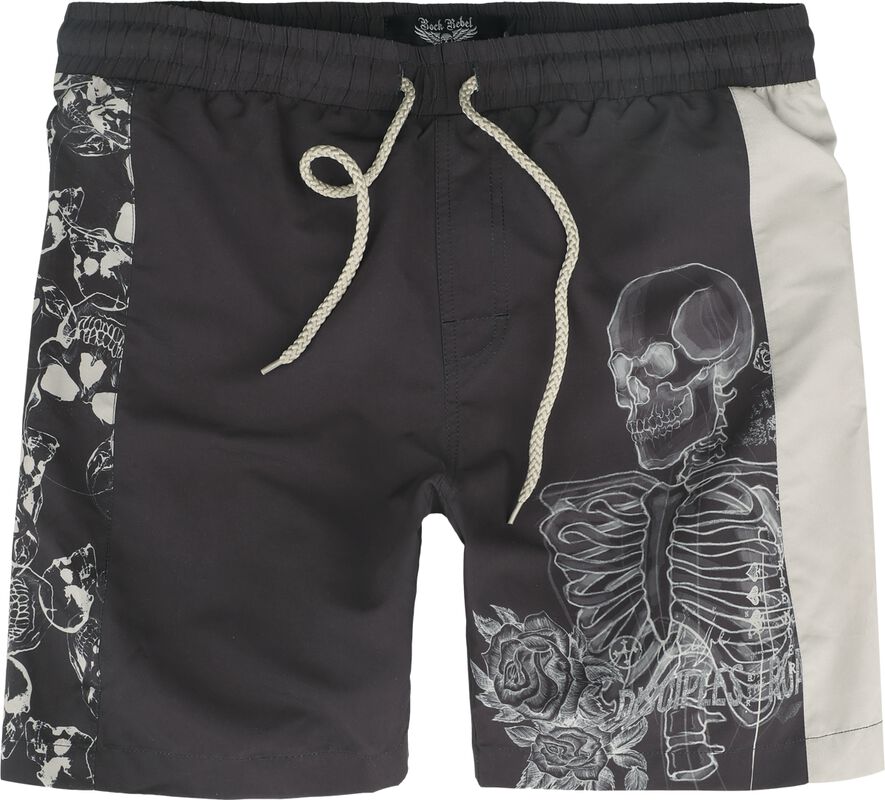 Awim shorts with skeleton print