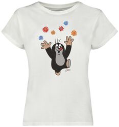 T-shirt Little Mole with Flowers, Krecik, T-Shirt