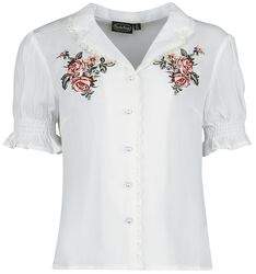 Vintage floral Emb blouse, Voodoo Vixen, Bluzka