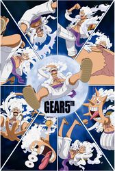 Gear 5th Looney, One Piece, Plakat