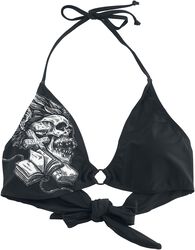 Bikini Top with Skull Print, Rock Rebel by EMP, Góra bikini