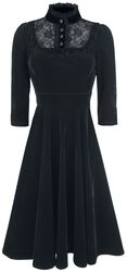 Nightshade Velvet Dress, H&R London, Sukienka Medium