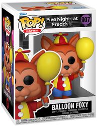 Security Breach - Balloon Foxy vinyl figurine no. 907, Five Nights At Freddy's, Funko Pop!