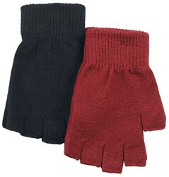 Double pack of gloves, Black Premium by EMP, Rękawiczki bez palców