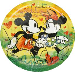 Mickey & Minnie - Pizza Plate Set, Mickey Mouse, Talerz