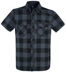 Half-Sleeve Checked Shirt, Brandit, Koszula z krótkim rękawem