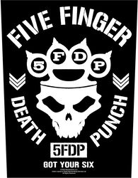 Got your six, Five Finger Death Punch, Naszywka na plecy