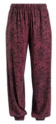 Trousers with Allover-Print, RED by EMP, Spodnie z materiału