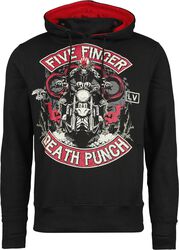 Biker Badge, Five Finger Death Punch, Bluza z kapturem