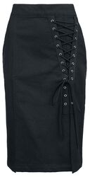 Skirt With Lace Details, Gothicana by EMP, Spódnica Medium