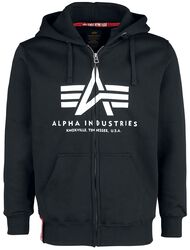 Basic zip hoodie, Alpha Industries, Bluza z kapturem rozpinana