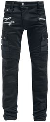 Anders Trousers, Chemical Black, Spodnie z materiału