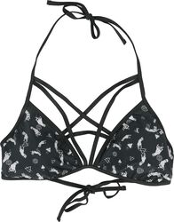 Pentagram Bikini Top, Gothicana by EMP, Góra bikini