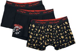 Gothicana X The Crow set of three pairs of boxers, Gothicana by EMP, Bokserki