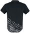 Black Short-Sleeve Shirt with Print