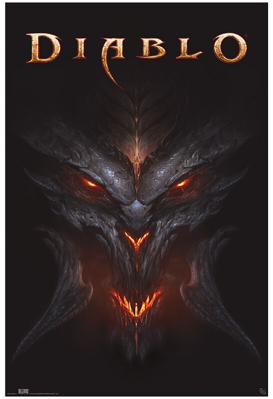 Diablo Face - Poster
