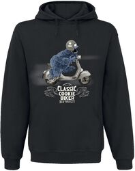 Cookie Monster - Classic cookie biker, Ulica Sezamkowa, Bluza z kapturem