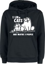 I Like Cats And Maybe 3 People, Simon' s Cat, Bluza z kapturem