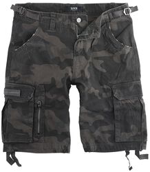 Army Vintage Shorts, Black Premium by EMP, Krótkie spodenki