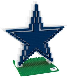 Dallas Cowboys - 3D BRXLZ - Logo, NFL, Zabawki