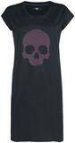 Nightshirt with Skull Print, Black Premium by EMP, Koszula nocna