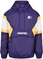 Starter colour block half-zip retro jacket, Starter, Kurtka przejściowa