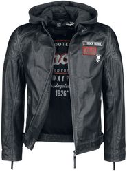Rock Rebel X Route 66 - Leather Jacket, Rock Rebel by EMP, Kurtka skórzana