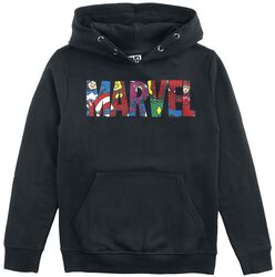 Kids - Comic logo, Marvel, Bluza z kapturem