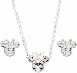 Minnie Mouse - Necklace and ear studs, Mickey Mouse, Naszyjnik