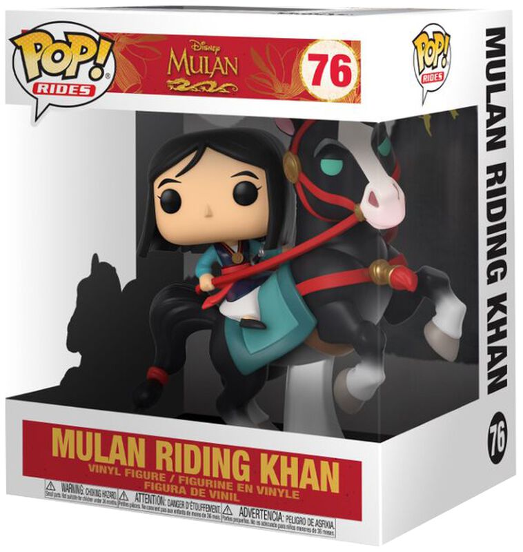 Mulan riding Khan (POP! Rides) vinyl figure 76