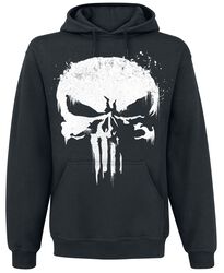Sprayed Skull Logo, The Punisher, Bluza z kapturem