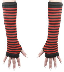 Frances striped arm warmers, Banned, Narękawniki
