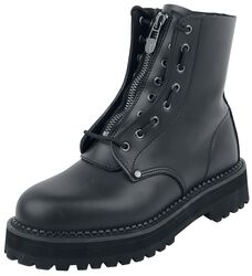 Black Boots with Zip, Black Premium by EMP, Buty