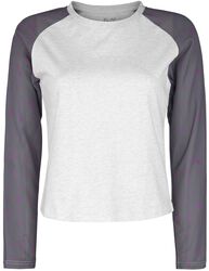 Long-sleeved shirt with raglan sleeves, Full Volume by EMP, Longsleeve