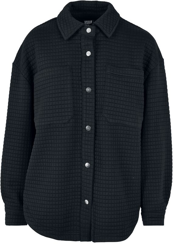 Ladies’ quilted sweater overshirt
