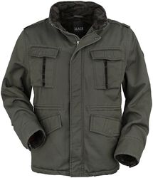 Jacket with hidden hood, Black Premium by EMP, Kurtka zimowa