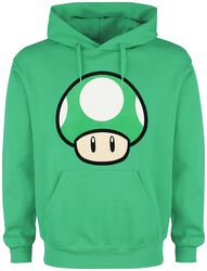 1 - Up Mushroom, Super Mario, Bluza z kapturem