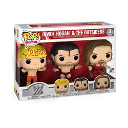 Hogan & The Outsiders (3-pack) Vinyl Figurine, WWE, Funko Pop!