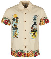 Honolulu Tropical Hawaiian Style Shirt, King Kerosin, Koszula z krótkim rękawem