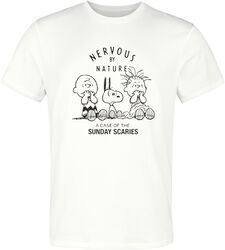 Nervous By Nature A Case Of The Sunday Scaries, Fistaszki, T-Shirt