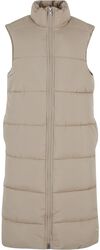 Ladies’ long puffer vest, Urban Classics, Kamizelka