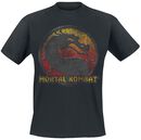 Reverse Distressed Logo, Mortal Kombat, T-Shirt