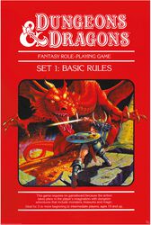 Basic rules, Dungeons and Dragons, Plakat