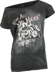 Cheshire Cat - We're All Mad Here, Alicja w Krainie Czarów, T-Shirt