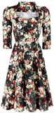 Thorny Rose Bloom 3/4 Sleeve Swing Dress, H&R London, Sukienka Medium