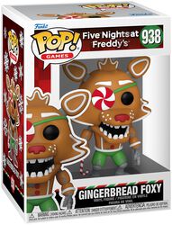 Christmas Gingerbread Foxy vinyl figurine no. 938, Five Nights At Freddy's, Funko Pop!