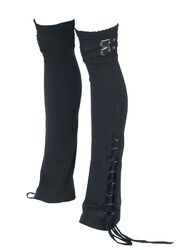 Leg Warmers with Lacing and Buckles, Gothicana by EMP, Podkolanówki
